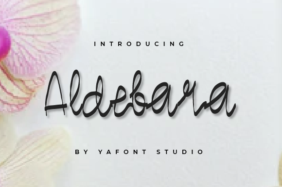 Aldebara Font: A Quirky Script for Creative Product Makers