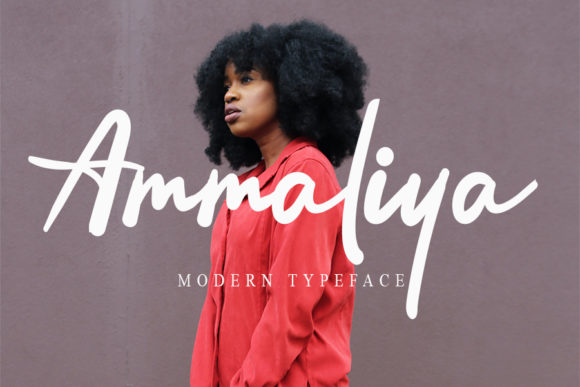Ammaliya Font: A Beautiful Brush Script for Creative Projects