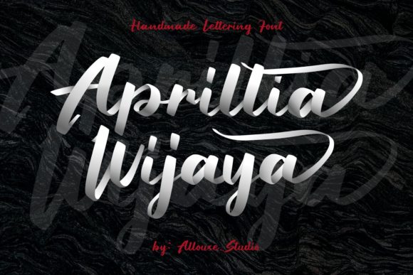 Aprillia Wijaya Font: Elevate Your Campaigns with Handwritten Elegance