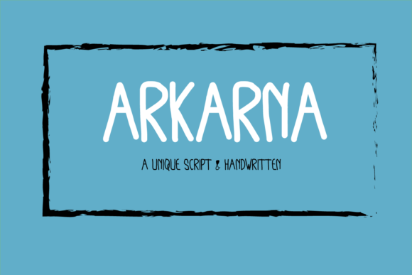 Arkarna Font for Playful Branding and Creative Projects