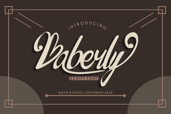 Baberly Font: A Timeless Script for Vintage-Inspired Design