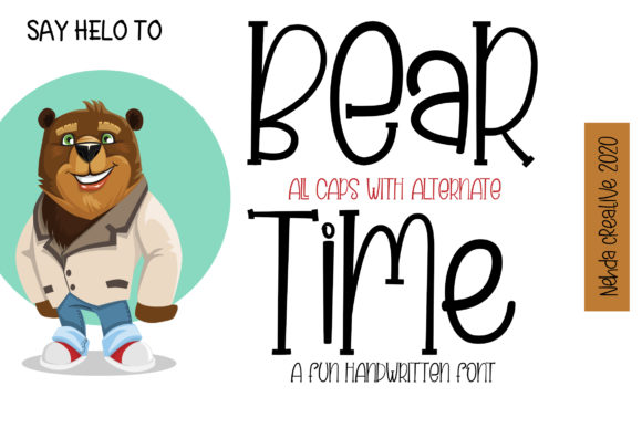 Bear Time Font for Memorable Branding and Design Projects