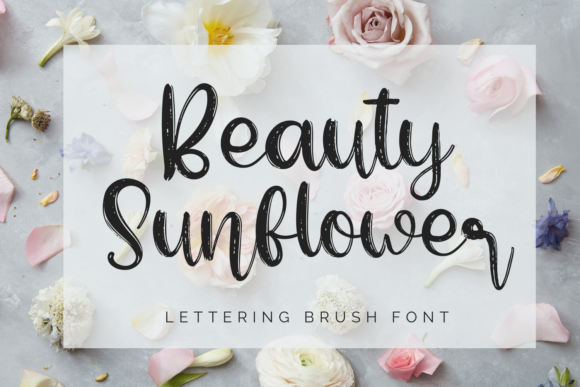 Beauty Sunflower Font: A Joyful Typeface for Creative Branding