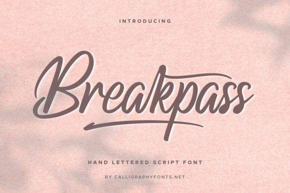 Breakpass Font: A Timeless Script for Web Design