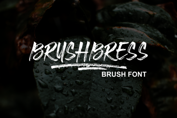 Brushbress: A Handwritten Font for Crafting and Branding