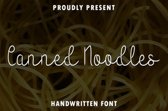 Canned Noodles Font for Professional and Creative Branding