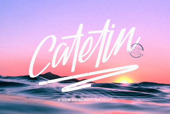 Catetin: A Cursive Font That Brings Editorial Projects to Life