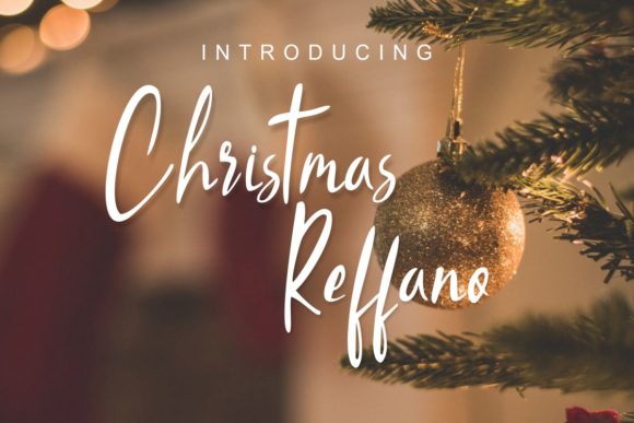 Christmas Reffano: A Premium Handwritten Font for Makers and Designers
