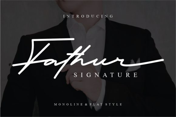 Fathur: A Modern Handwritten Font for Crafting and Selling