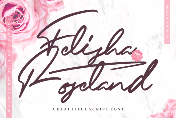 Felisha Roseland Font for Branding and Design Projects