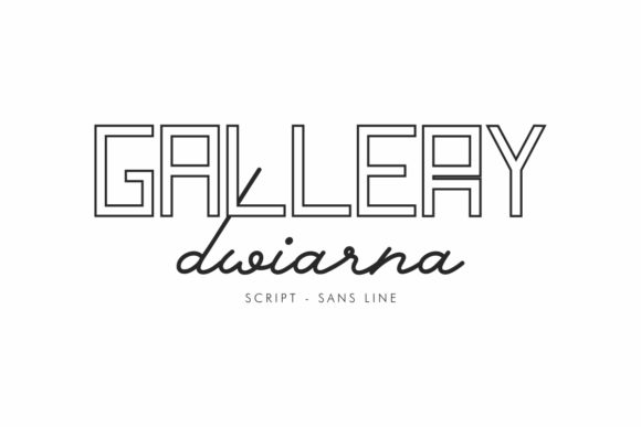 Gallery Dwiarna: A Script Handwritten Font Family for Editorial Design