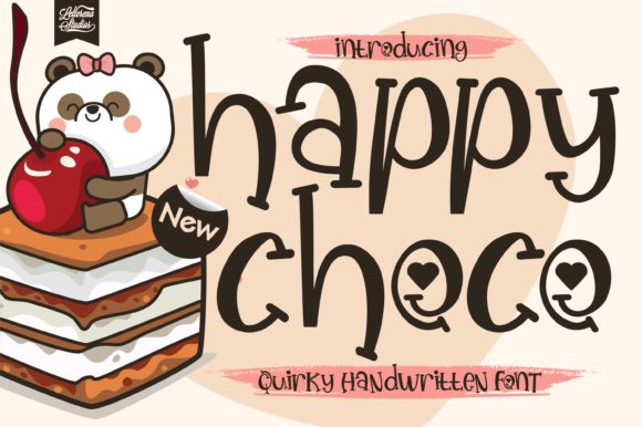 Happy Choco: A Playful Handwritten Font for Creative Projects
