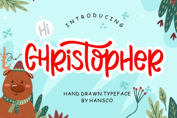 Hi Christopher Font: A Joyful Script for Craft Projects
