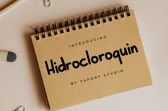Hidrocloroquin: A Handwritten Font for Editorial Elegance