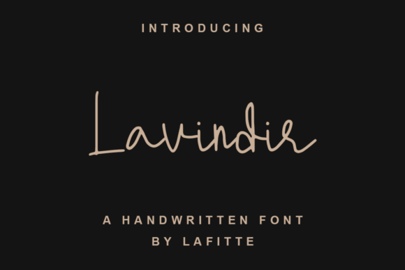 Lavindir Font: A Modern Handwritten Typeface for Creative Branding