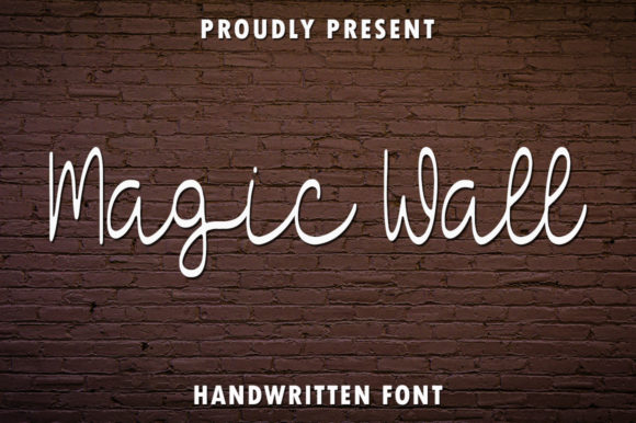 Magic Wall Font: A Delightful Script for Handmade Creations