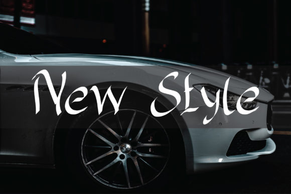New Style Font: A Handwritten Typeface for Editorial Elegance