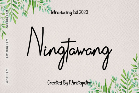 Ningtawang: A Timeless Script Handwritten Font