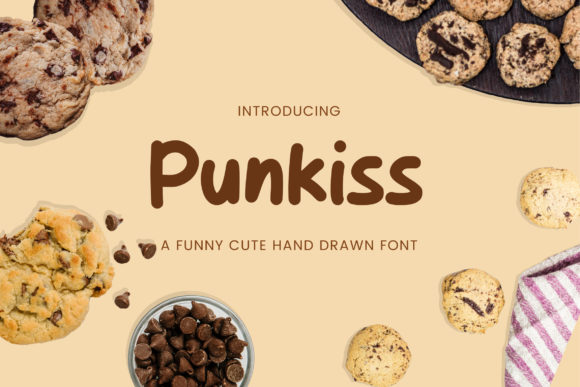 Punkiss Font: A Playful Script for Editorial Design