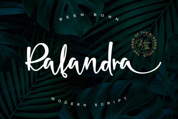 Rafandra: A Handwritten Font for Eye-Catching Brand Campaigns
