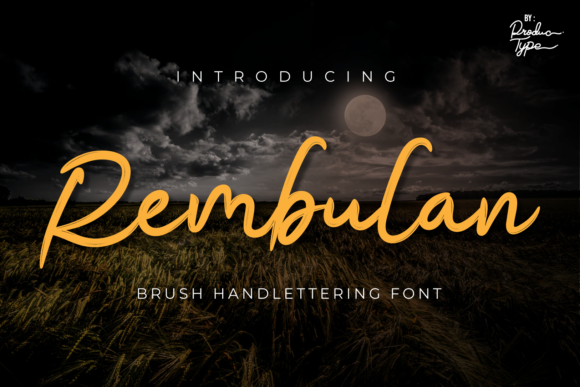 Rembulan Font: A Whimsical Script for Creative Projects