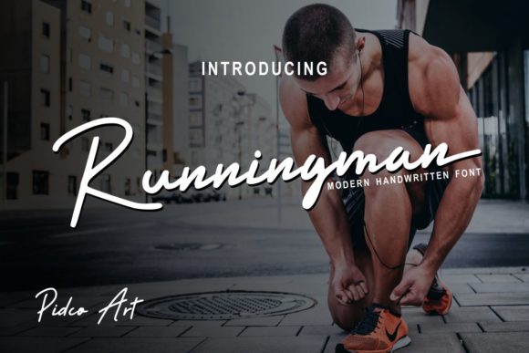 Runningman Font Review: A Modern Handwritten Typeface for Creative Branding