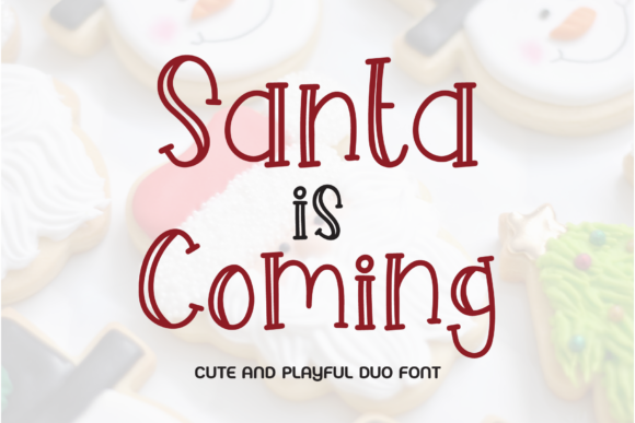 Santa is Coming: A Handwritten Font for Warm and Playful Typography