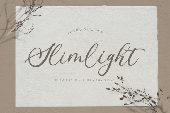 Slimlight: A Handwritten Font for Digital Brand Elegance