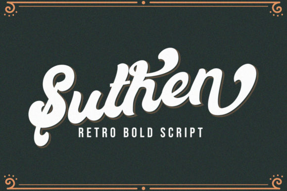Suthen Font for Bold, Nostalgic Web Design