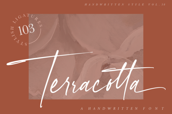 Terracotta Font: A Handwritten Script for Digital Elegance