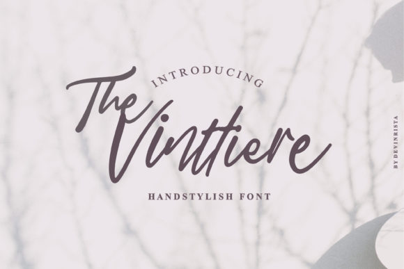 The Vinttiere: A Premium Script Font for Modern Branding and Design