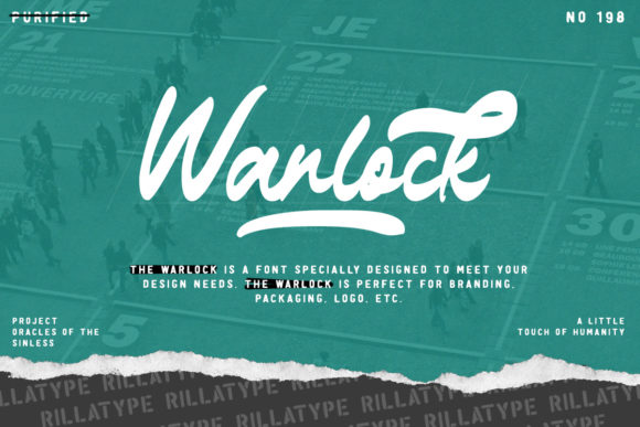 The Warlock Font for Editorial Design and Creative Typography