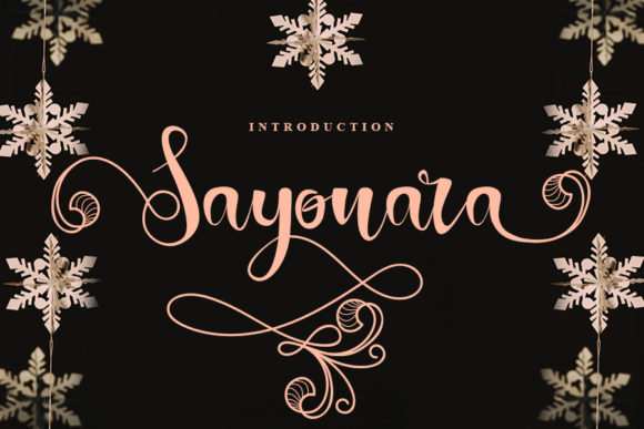 Why Sayonara is the Font That Feels Like a Signature for Your Brand