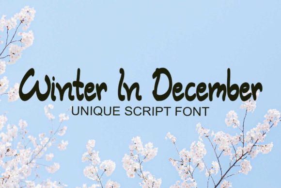 Winter in December Font for Modern Branding and Seasonal Campaigns